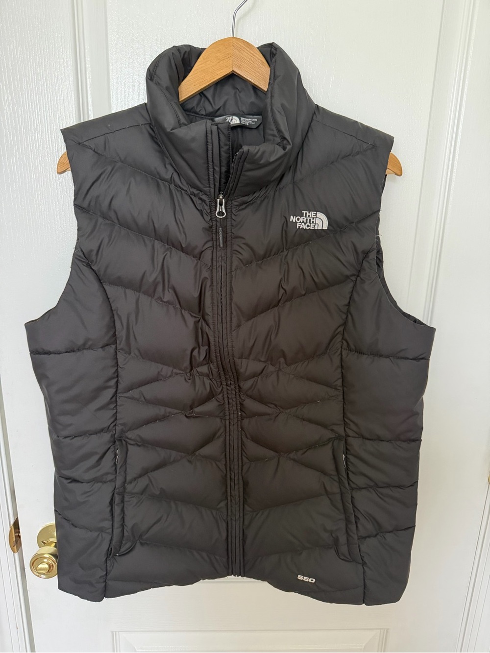 The North Face Black Quilted Down Vest